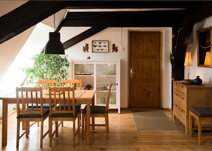 Sunny Mansard In The Heart Of Old Town